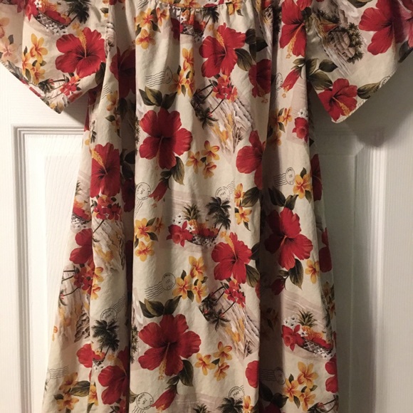 Hilo Hattie The Hawaiian Original Floral Postcard Print Dress - Picture 8 of 15